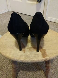 Black 9west heels