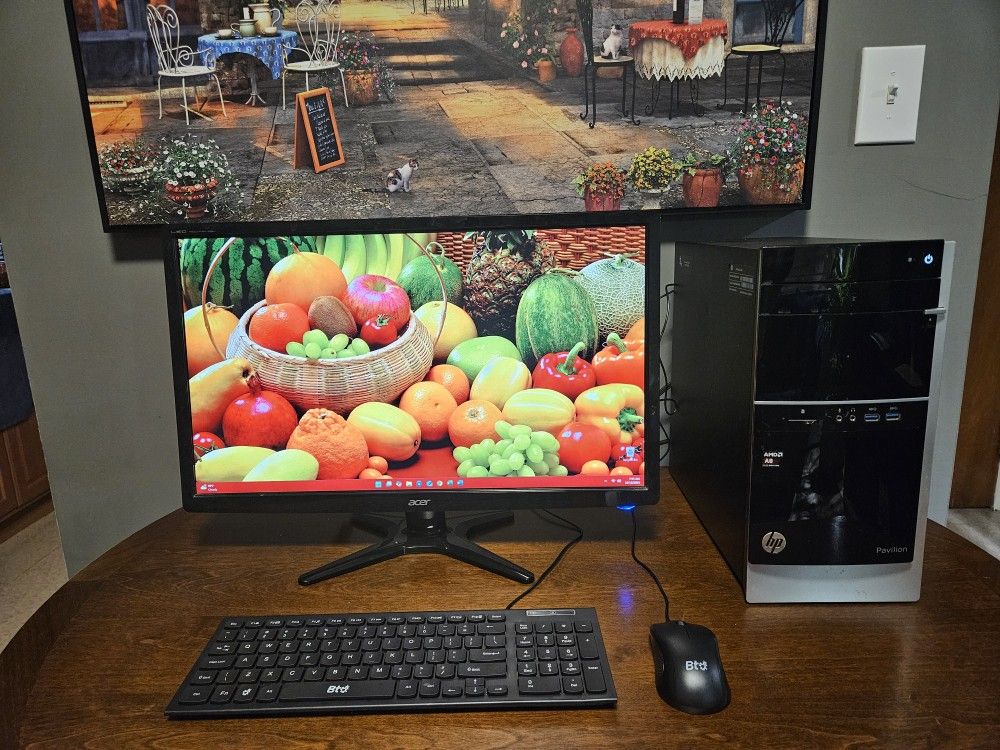 HP AMD A8 Desktop PC 