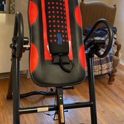 Health Gear Deluxe Heat And Massage Inversion Table 