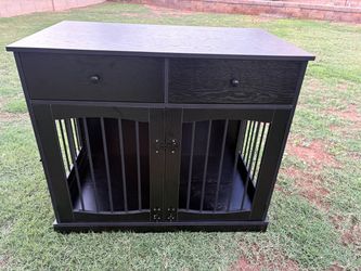 Wooden dog kennel