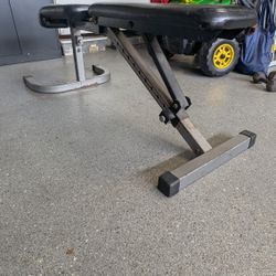 Weight Bench And Plates