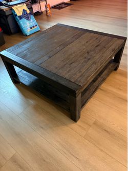 Meadow Solid Wood Square Coffee Table and 2 end tables (manufactured by Modus Furniture)