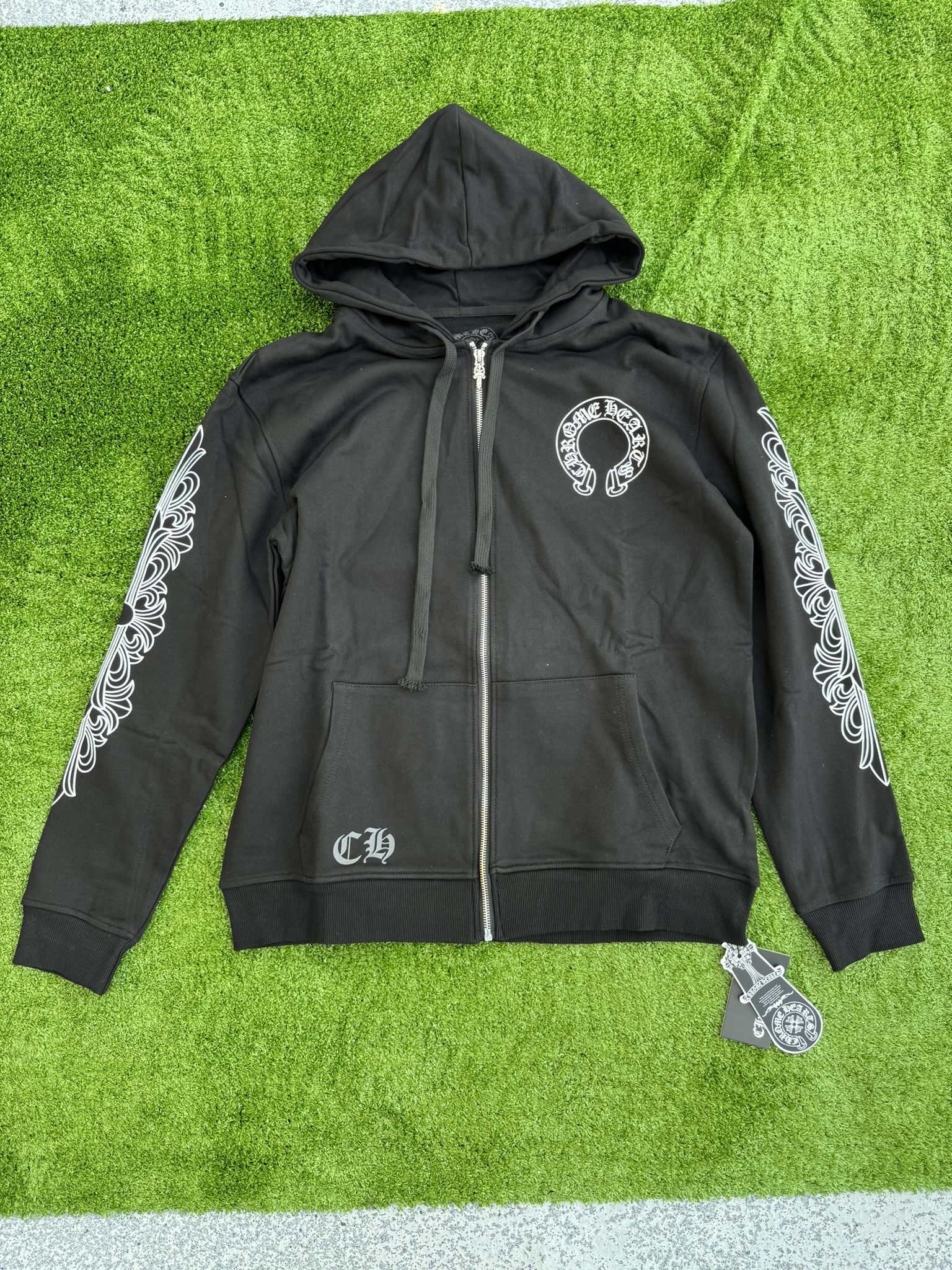 chrome heart zip up