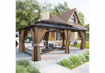 New In Boxes,12x20 Polycarbonate Hardtop Gazebo