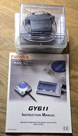 Futaba GY611 RC Helicopter Gyro system W/ S9256 digital helicopter gyro servo. 