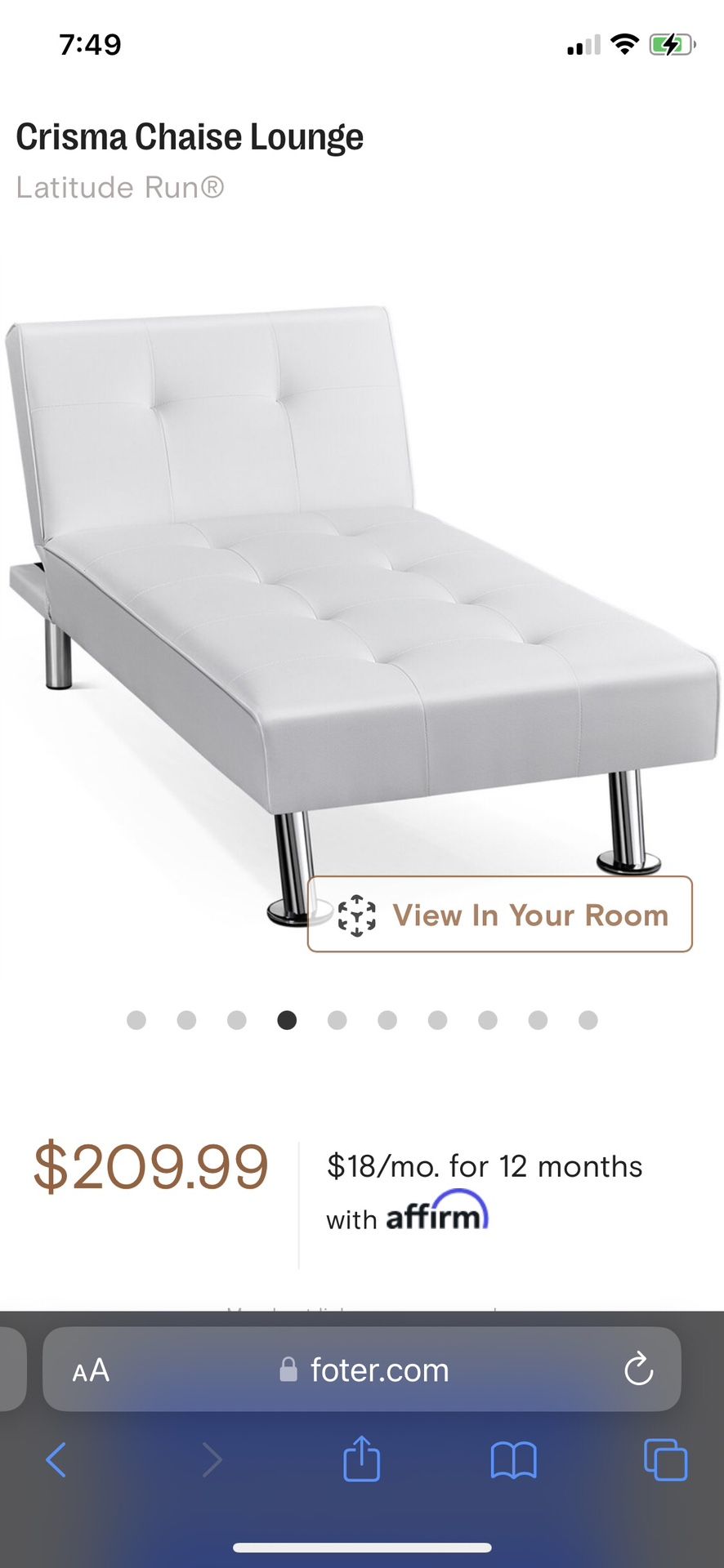 Crisma Chaise Lounge