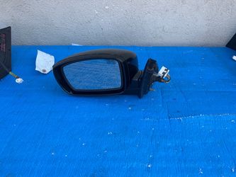 2009-2012 Hyundai Genesis Driver Left Side View Power Door Mirror Black OEM