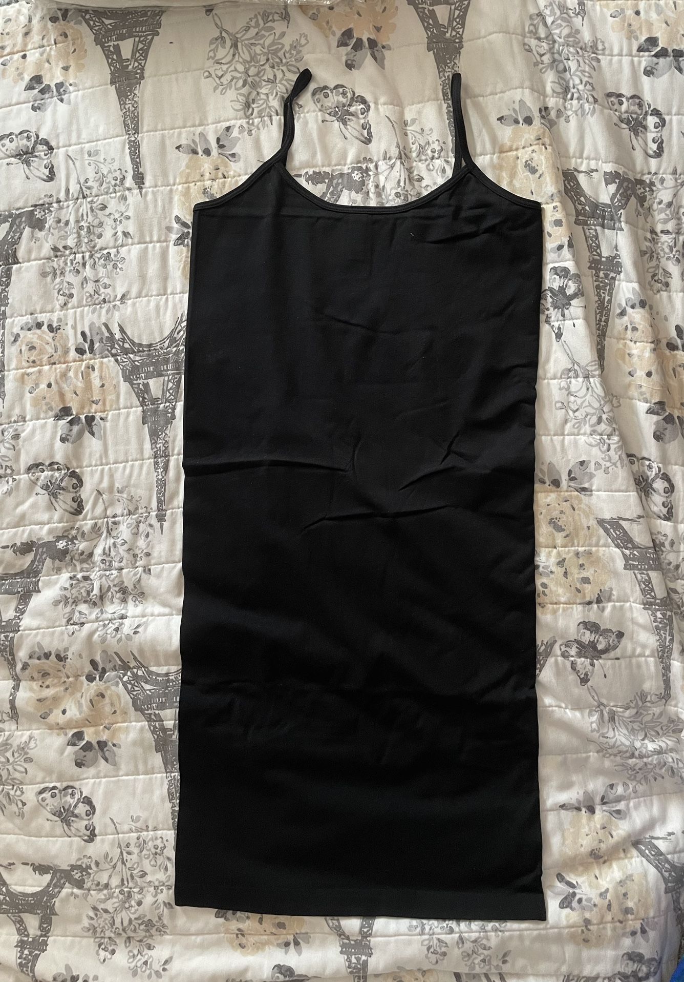 Seamless Solid Spaghetti Strap Dress