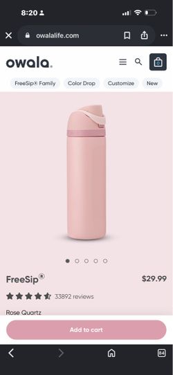 New pink owala