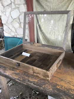 Handcrafted Display Case.    South Austin.   $65 Firm.