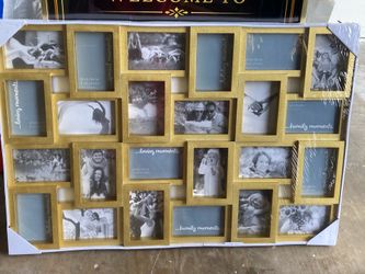 Gold collage frame