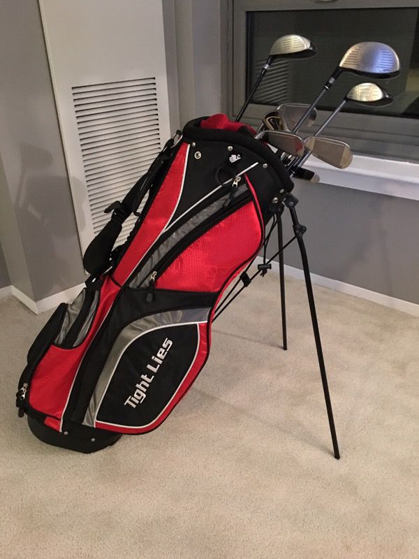Golf Clubs + Bag Nike Sumo Irons, Nike Q Driver & more