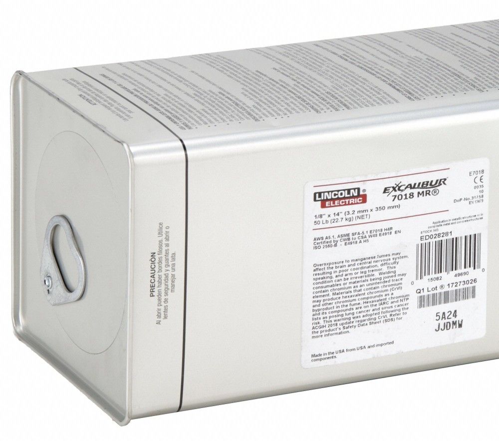 50lb Excalibur 1/8... 7018 Welding Rods !!NEW!!!