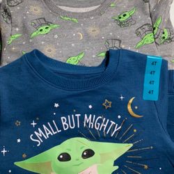 STAR WARS (4T) 2PACK SWEATSHIRTS NEW 