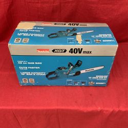 Makita XGT GCU06T1 40V Max 18” Chainsaw In Unopened Box 