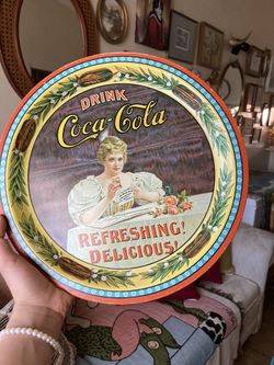 COCA-COLA 75th ANNIVERSARY COMMEMORATIVE TRAY FROM DALLAS, TEXAS  