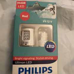 Phillips 7440R(Red) Led New bulbs in Hondas, Chevrolets, Scions, VWs, Toyotas, and more