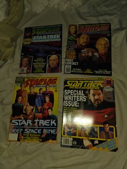 Vintage Star Trek Starlog Magazine Lot of 4 - TNG DS9 First Contact Generations