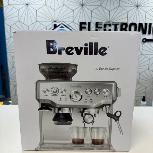 Breville Barista Express Espresso Machine BES870XL, Brushed Stainless