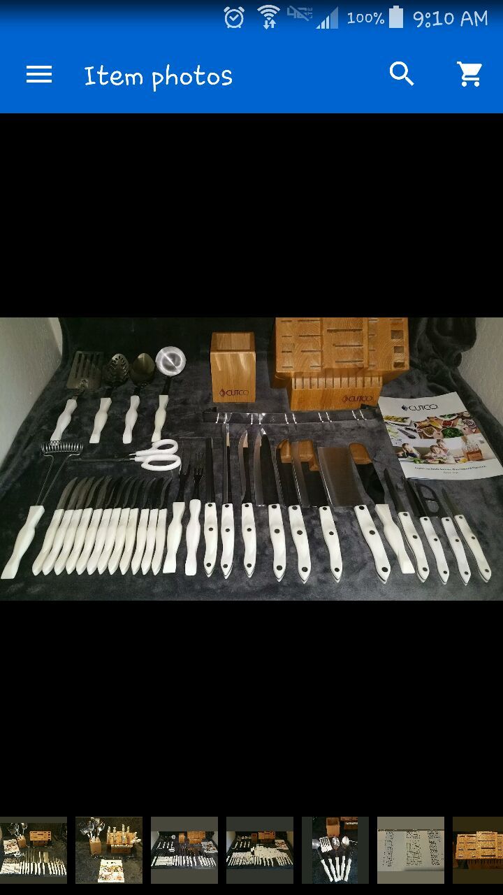 Cutco knife and tool set EXCELLENT condition