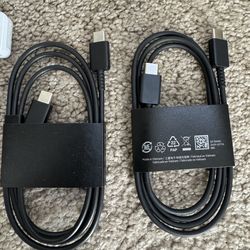 New USB-C to USB-C cables