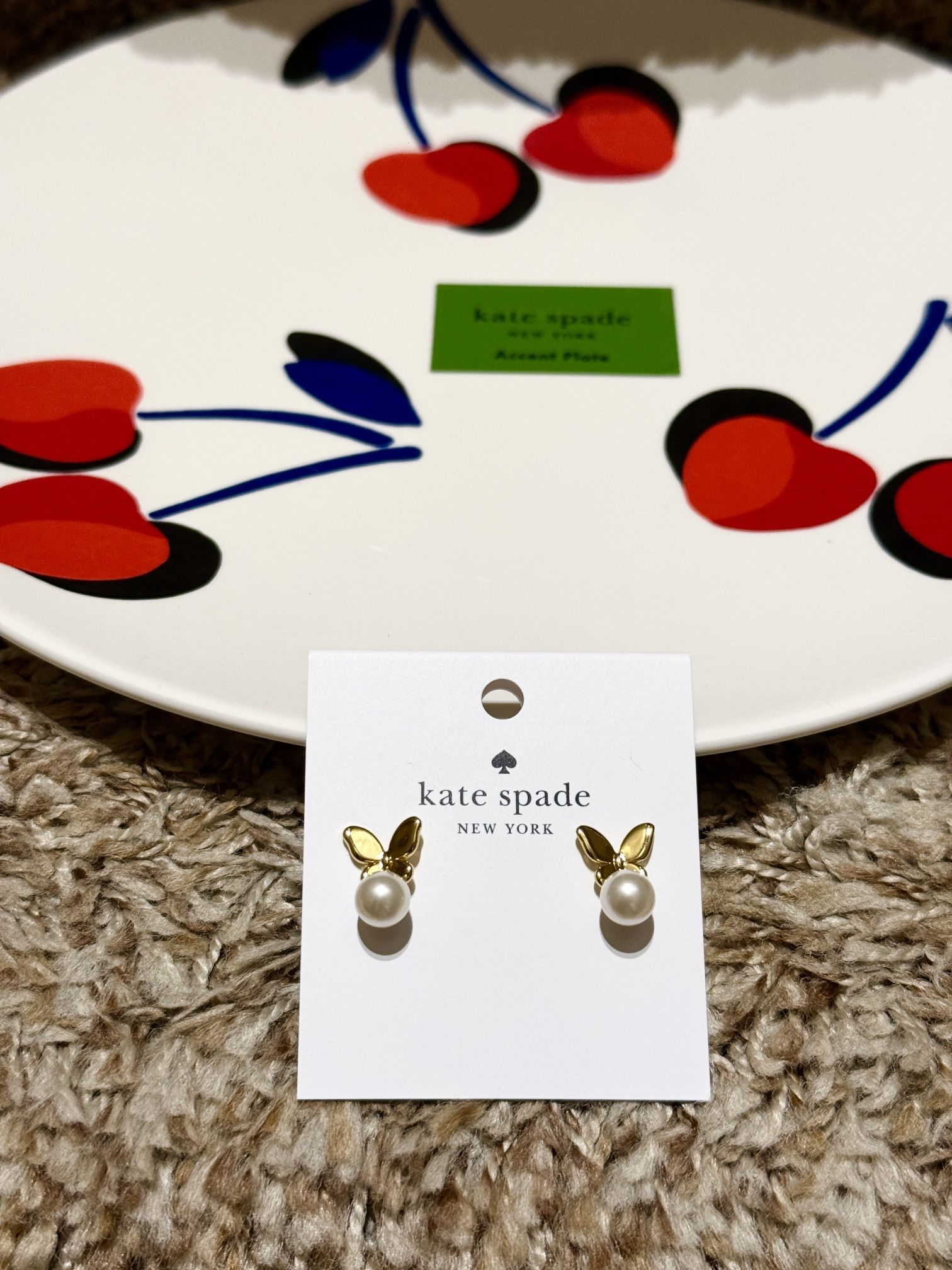 💲10.99💅kate spade Gold Stud Earrings for Women