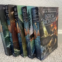 Percy Jackson And The Olympians 5 Book Set