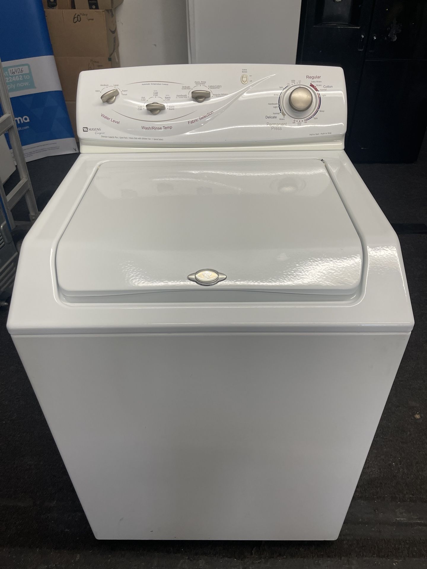 Maytag Ensignia Oversize Capacity Plus Top Load Washer