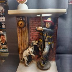 1975 Vintage Lionstone Firefighter Whiskey Decanter Kentucky Bourbon Empty