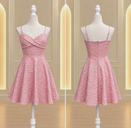 NEW Pink Lace Fit & Flare Party Dress