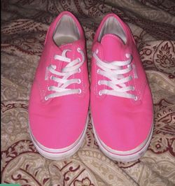 Hot Pink Vans size 6.5