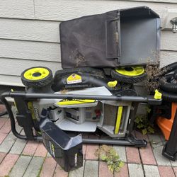 Ryobi Electric Motor With High Capacity Battery X2