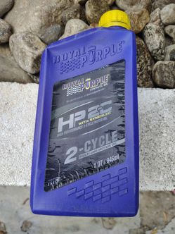 Royal purple synthetic oil. 2C HP.