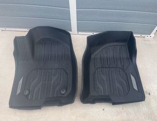 GMC SIERRA/CHEVY SILVERADO  2019-2024 FRONT AND REAR WEAHTER FLOOR LINERS 