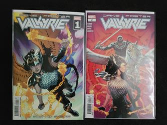 Jane Foster: Valkyrie #1-2 Marvel Comic Lot