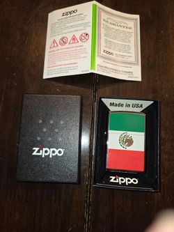Zippo Mexican Flag Lighter