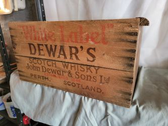 Vintage Dewars Box