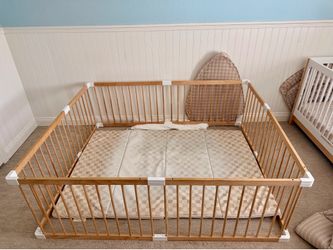 HARPPA Grovi Wooden Baby Playpen – GREENGUARD Gold