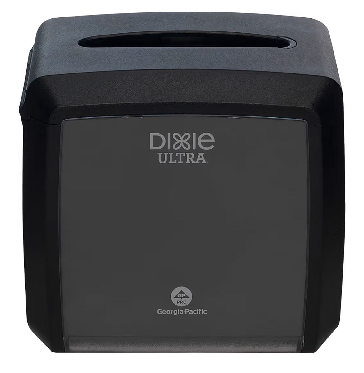 Dixie Ultra Tabletop Interfold Napkin Dispenser by GP PRO (Georgia-Pacific), Black, 54527A, Holds 275 Napkins, 7.600" W x 6.100" D x 7.200" H