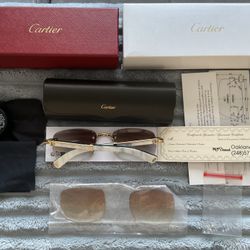 Cartier White Buffs