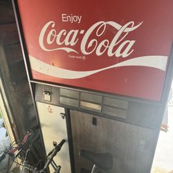 Antique Coca Cola machine