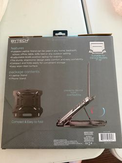 Laptop & phone desktop stand