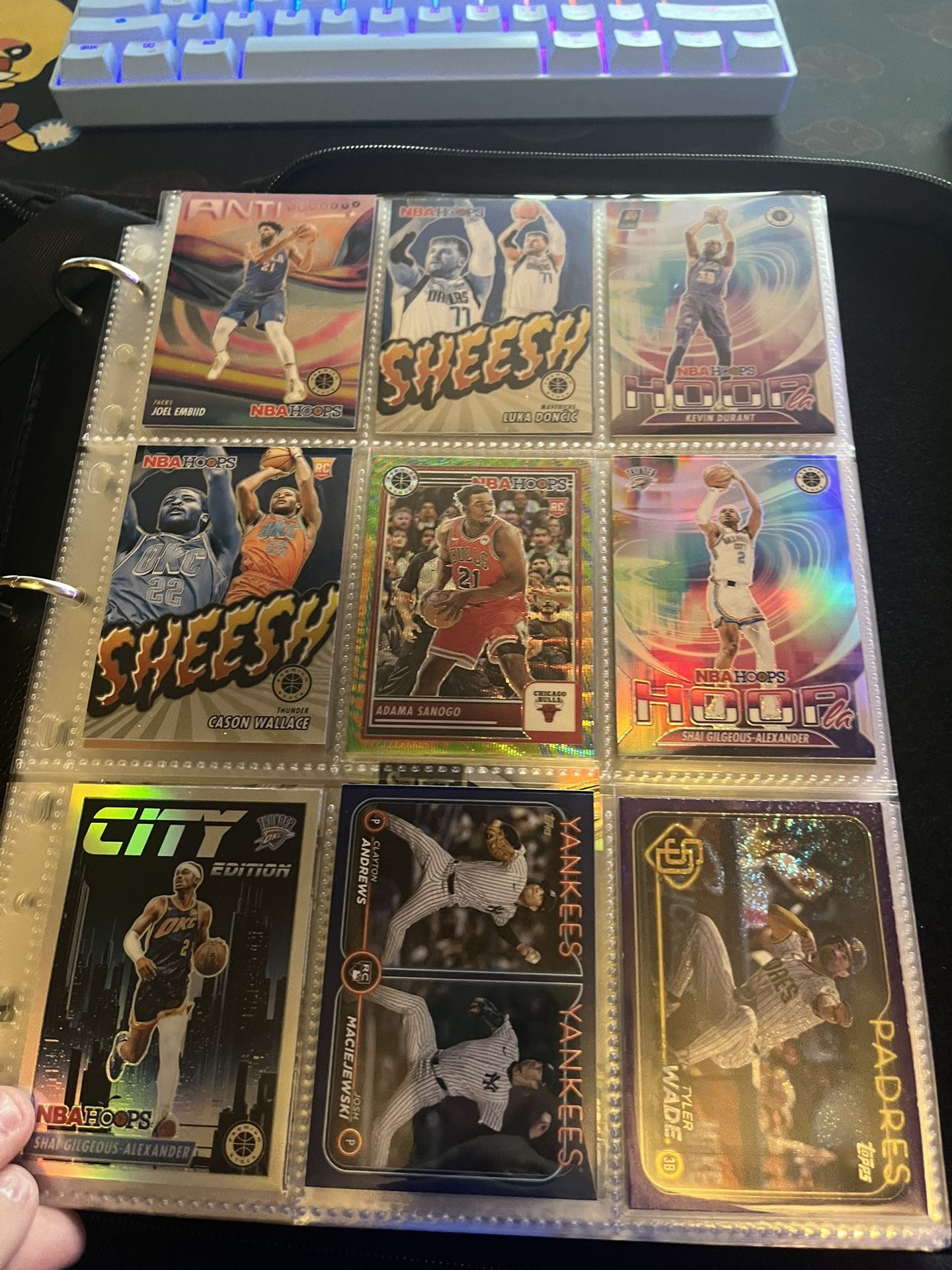 Lot Of NBA MLB NFL Cards