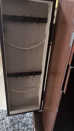 Jewelry Cabinet With Mirror