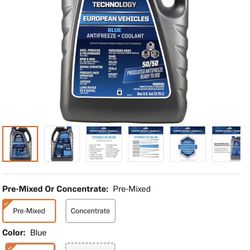 blue coolant 