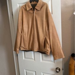 Leather Jacket (Large).                $60.00