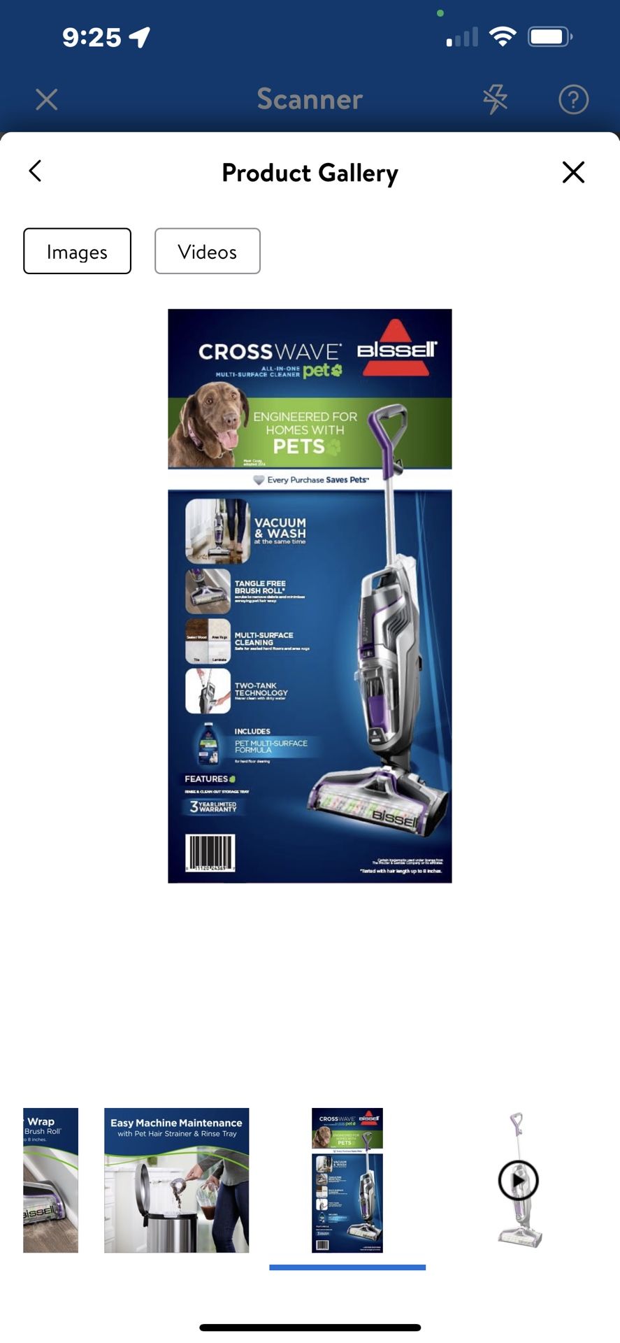 Bissell Cross Wave Vacuum