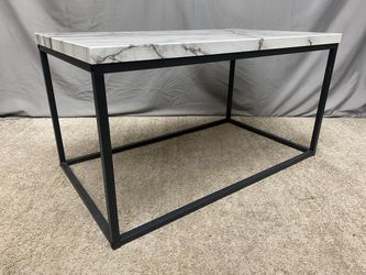 Industrial Marble Pattern Top Coffee Table