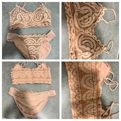 New PQ swim lace bikini size small