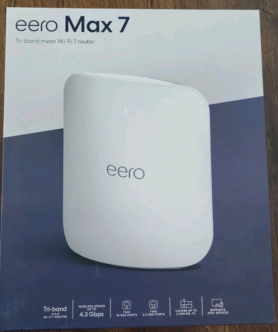 eero max 7 Mesh WiFi Router New In Box